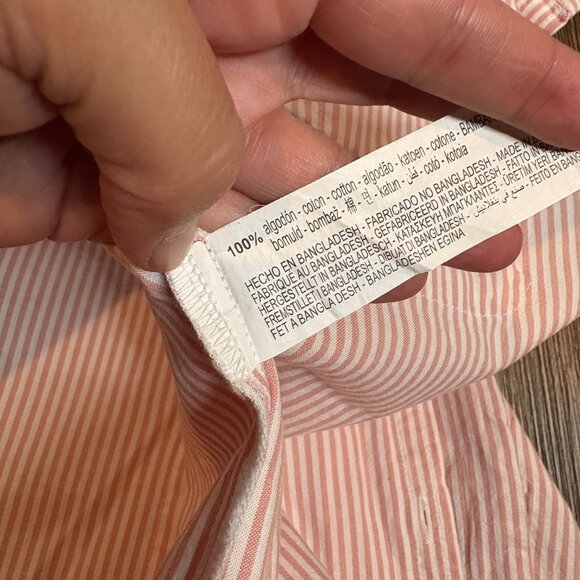 NWT Zara striped button down dress shirt - Picture 4 of 4